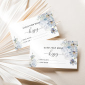 青いフローラは何個のキスブライダルゲームを推測 エンクロージャーカード