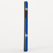 青いフローラエレガントの電話ケース Case-Mate iPhoneケース (裏面/右)