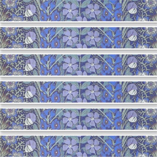 青いフローラシール シール (正面)