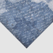 青いフローラスクリプトの分離 薄葉紙 (詳細)