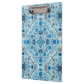 青いフローラタイル クリップボード (左)