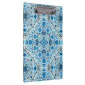 青いフローラタイル クリップボード (右)