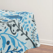 青いフローラタイル テーブルクロス (インサイチュ)