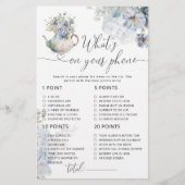 青いフローラティーパーティーあなたの携帯ゲームの何 (正面)