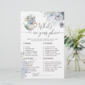 青いフローラティーパーティーあなたの携帯ゲームの何 (スタンド正面)