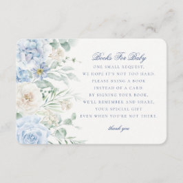 青いフローラブックスベビーアジサイ開花 エンクロージャーカード