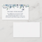 青いフローラブック(ベビーエンクロージャカード) エンクロージャーカード (正面/裏面)