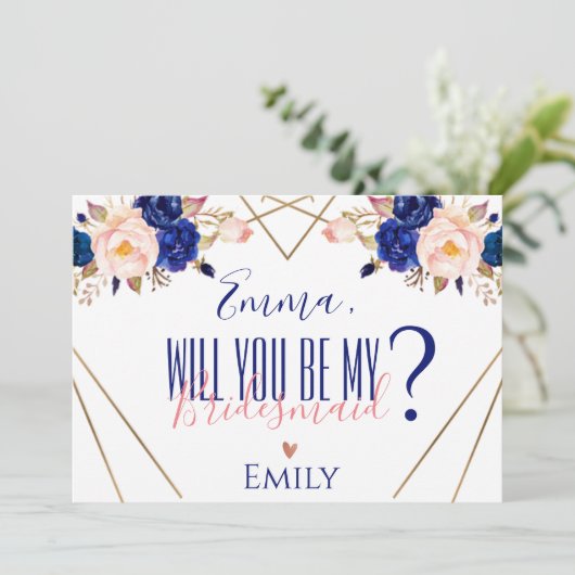 青いフローラ写真お前なしでは結び目が結べない 招待状 (スタンド正面)