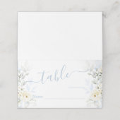 青いフローラ座席表 プレイスカード (外部開封)