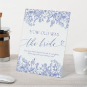 青いフローラ新婦のシャワーゲームサインは何歳だった 台座サイン (インサイチュ)