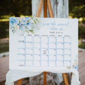 青いフローラ期限のカレンダーのポスターを推測 ポスター