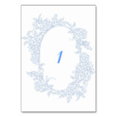 青いフローラ枠結婚付き テーブルナンバー (裏面)