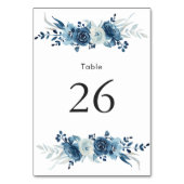 青いフローラ結婚のテーブル番号 テーブルナンバー (正面)