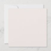 青いフローラ緑の結婚式の日付カードを保存 セーブザデート (裏面)