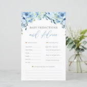 青いフローラ花ベビー予測とアドバイス (スタンド正面)