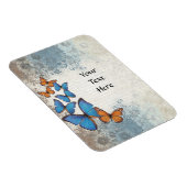 青いフローラ マグネット (右側)