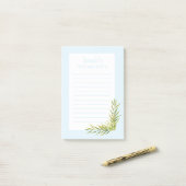 青いフローラ(ユダヤ教の)バル・ミツバー注: 4x6 Sticky Pad ポストイット (デスク上)