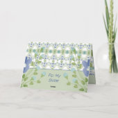 青いフローラ（緑） カード (裏面)