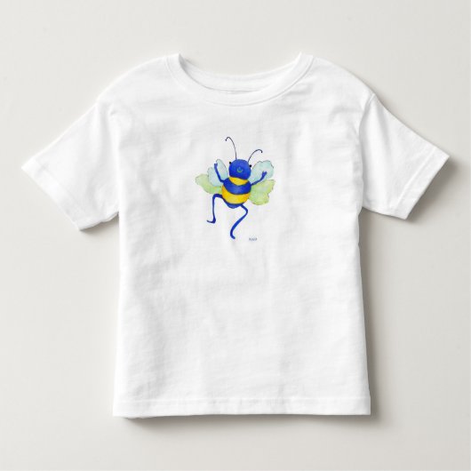 青いブジー トドラーTシャツ (正面)