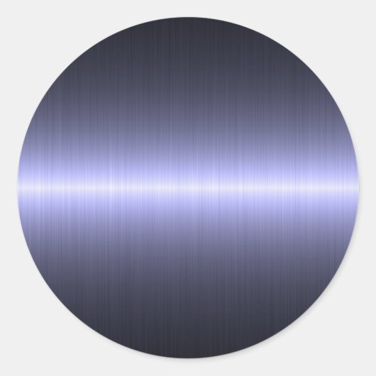 青いブラシ仕上げ ラウンドシール (正面)