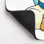 青いブルースの滑走 マウスパッド (コーナー)