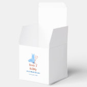 青いブーツとバブルなシャンパンボトル ブライダルシャワー フェイバーボックス (オープン)