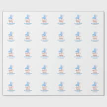 青いブーツとバブルなシャンパンボトル ブライダルシャワー