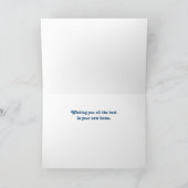 青いプチプチ梱包の新築祝い 招待状 (内部)