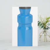 青いプラスチックボトル 便箋 (スタンド正面)