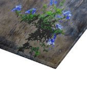 青いプラムバゴの花 カッティングボード (角)