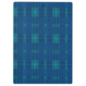 青いプレイドクリップボード クリップボード (裏面)