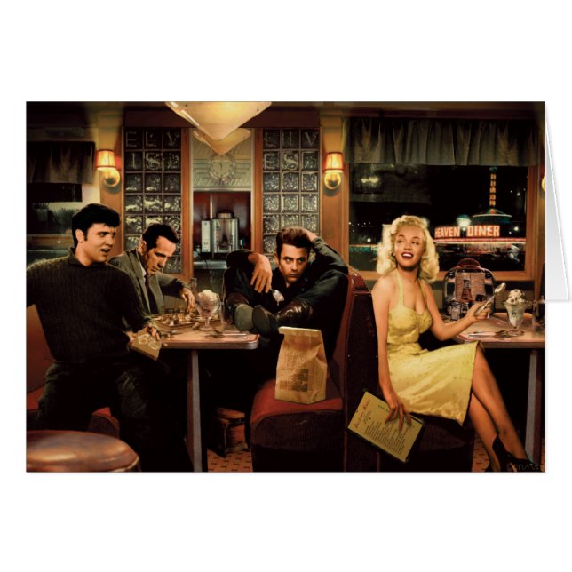 青いプレート (正面横)