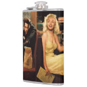 青いプレート2 フラスク (左)