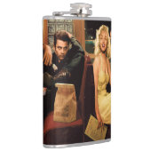 青いプレート2 フラスク (右)