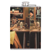 青いプレート2 フラスク (裏面)