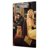 青いプレート クリップボード (左)