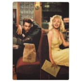 青いプレート クリップボード (裏面)