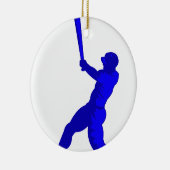 青いプレーヤー セラミックオーナメント (右)