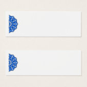 青いプロファイルカードのマンダラ (正面&裏面)