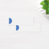 青いプロファイルカードのマンダラ (デスク)