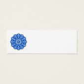 青いプロファイルカードのマンダラ (裏面)