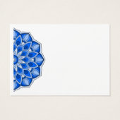 青いプロファイルカードのマンダラ (裏面)