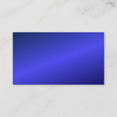 青いプロフィールカード 名刺 (裏面)