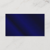 青いプロフィールカード 名刺 (裏面)