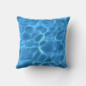 青いプールの保水は穏やかで泳ぐ クッション (裏面)