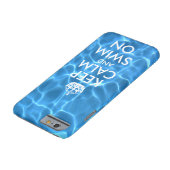 青いプールの保水は穏やかで泳ぐ Case-Mate iPhoneケース (底)