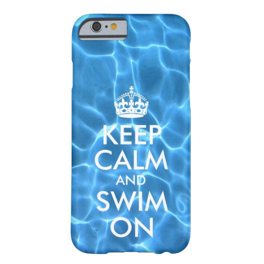 青いプールの保水は穏やかで泳ぐ Case-Mate iPhoneケース (裏面)