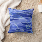 青いプール クッション (ブランケット)