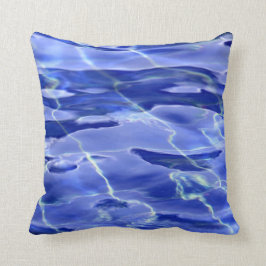 青いプール クッション