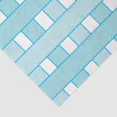 青いプ市松模様にライド模様 薄葉紙 (詳細)